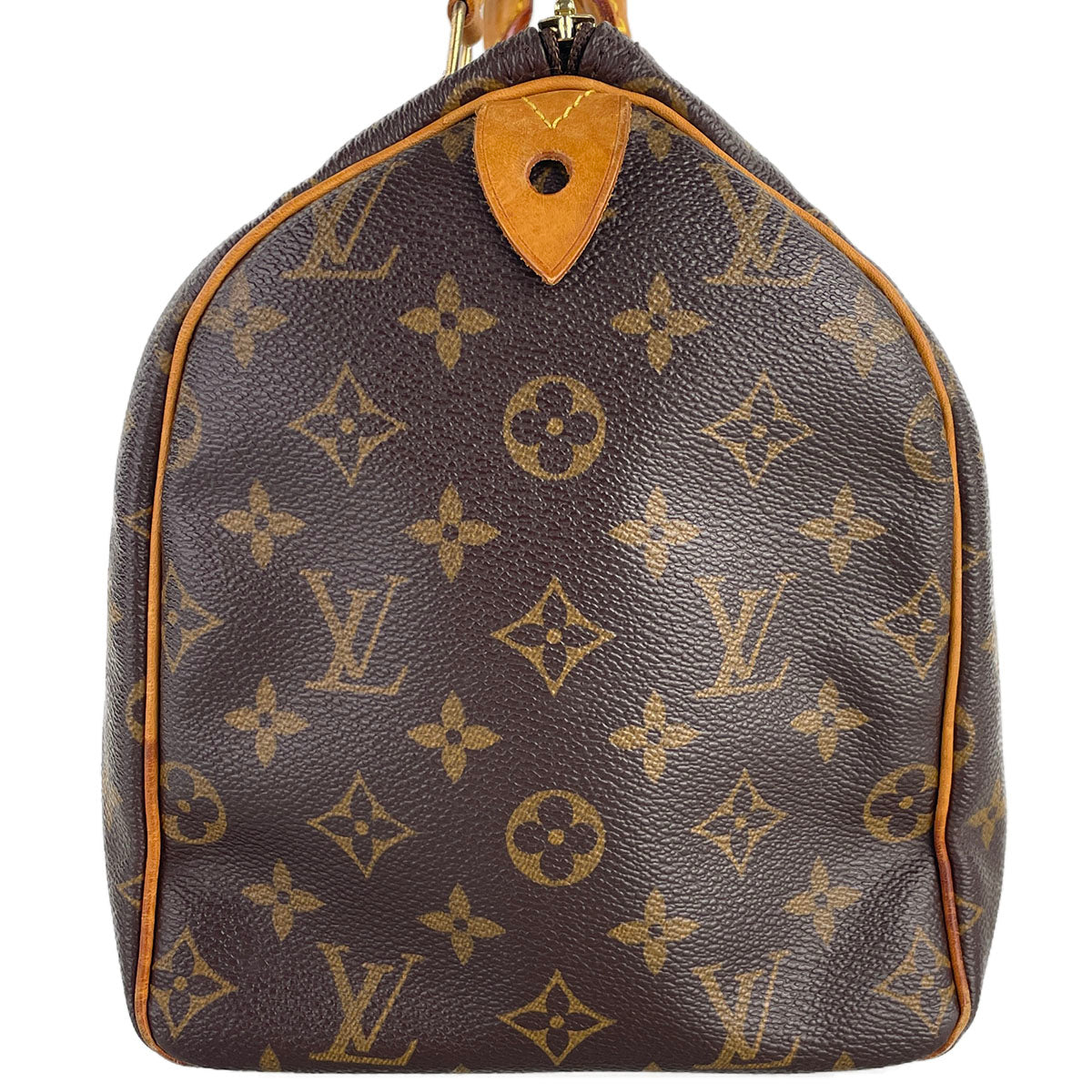 Louis Vuitton Monogram Speedy 30 Coated Canvas Fabric Brown Handbag 4924