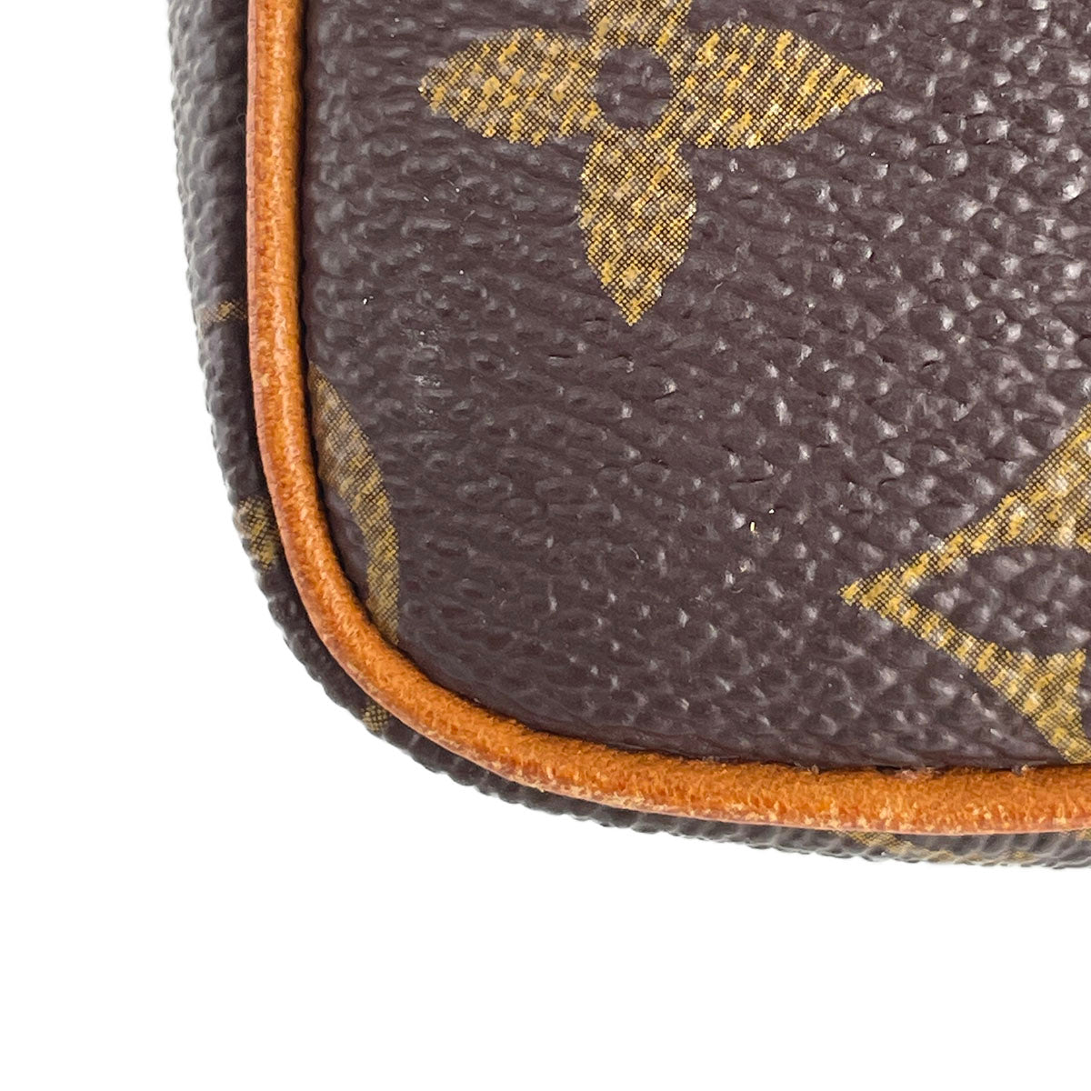 Louis Vuitton Monogram Mini speedy 2way Coated Canvas Fabric Brown Handbag 4884