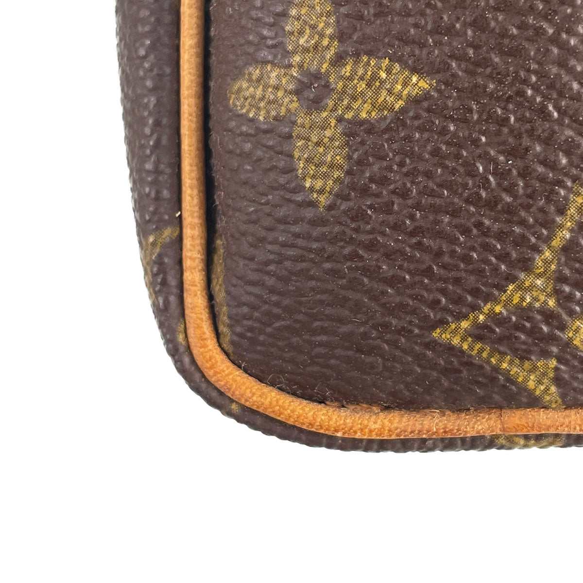 Louis Vuitton Monogram Mini speedy 2way Coated Canvas Fabric Brown Handbag 4860
