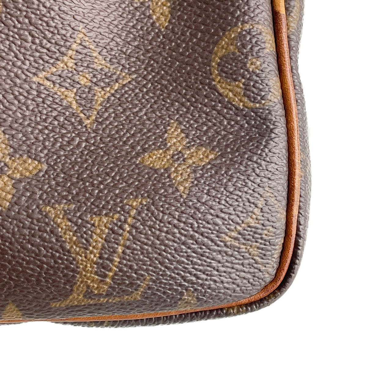 Louis Vuitton Monogram Speedy 30 Coated Canvas Fabric Brown Handbag 4885