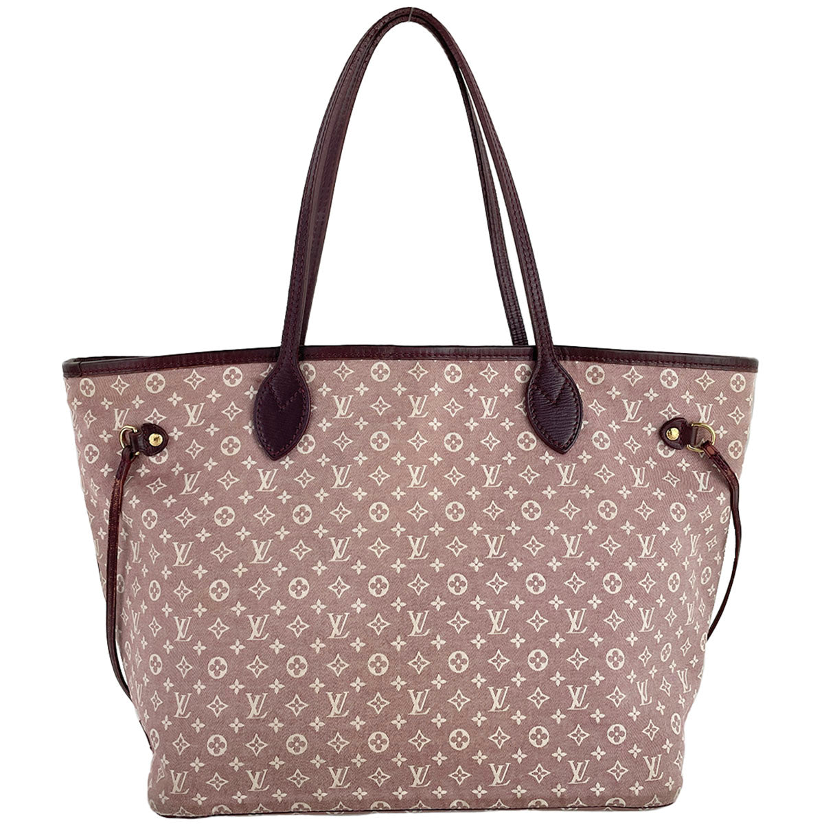 Louis Vuitton Monogram Idylle Neverfull MM Cotton Fabric Brown Tote bag 4895