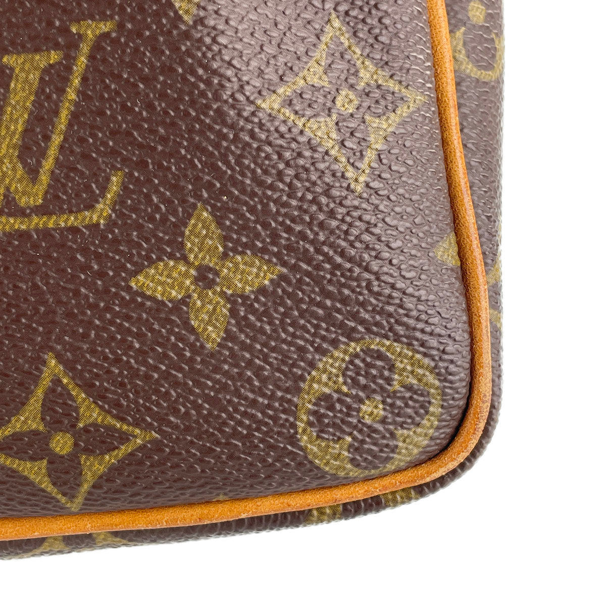 Louis Vuitton Monogram Speedy 40 Coated Canvas Fabric Brown Handbag 4850