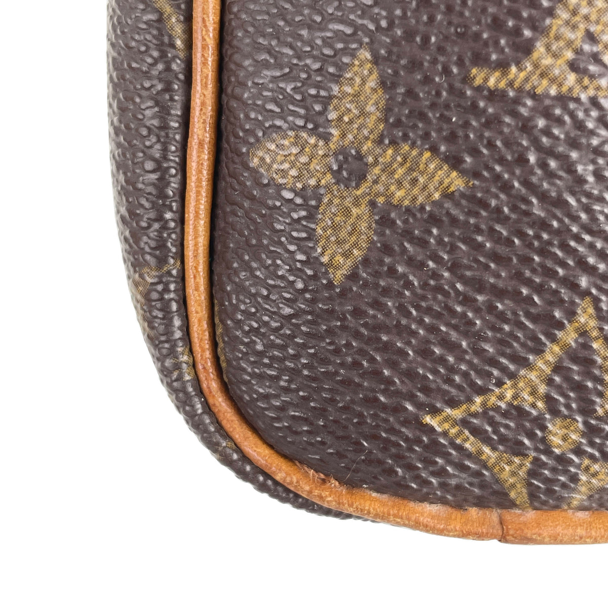 Louis Vuitton Monogram Mini speedy 2way Coated Canvas Fabric Brown Handbag 4901