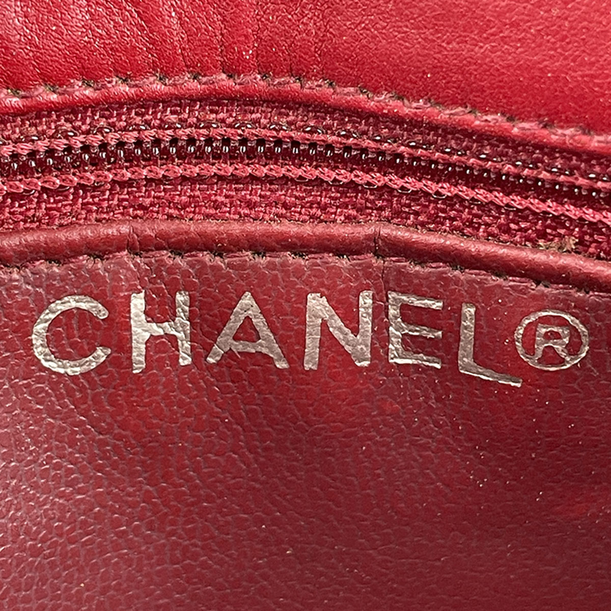 CHANEL Matelasse Lambskin Leather Red Waist bag 4921
