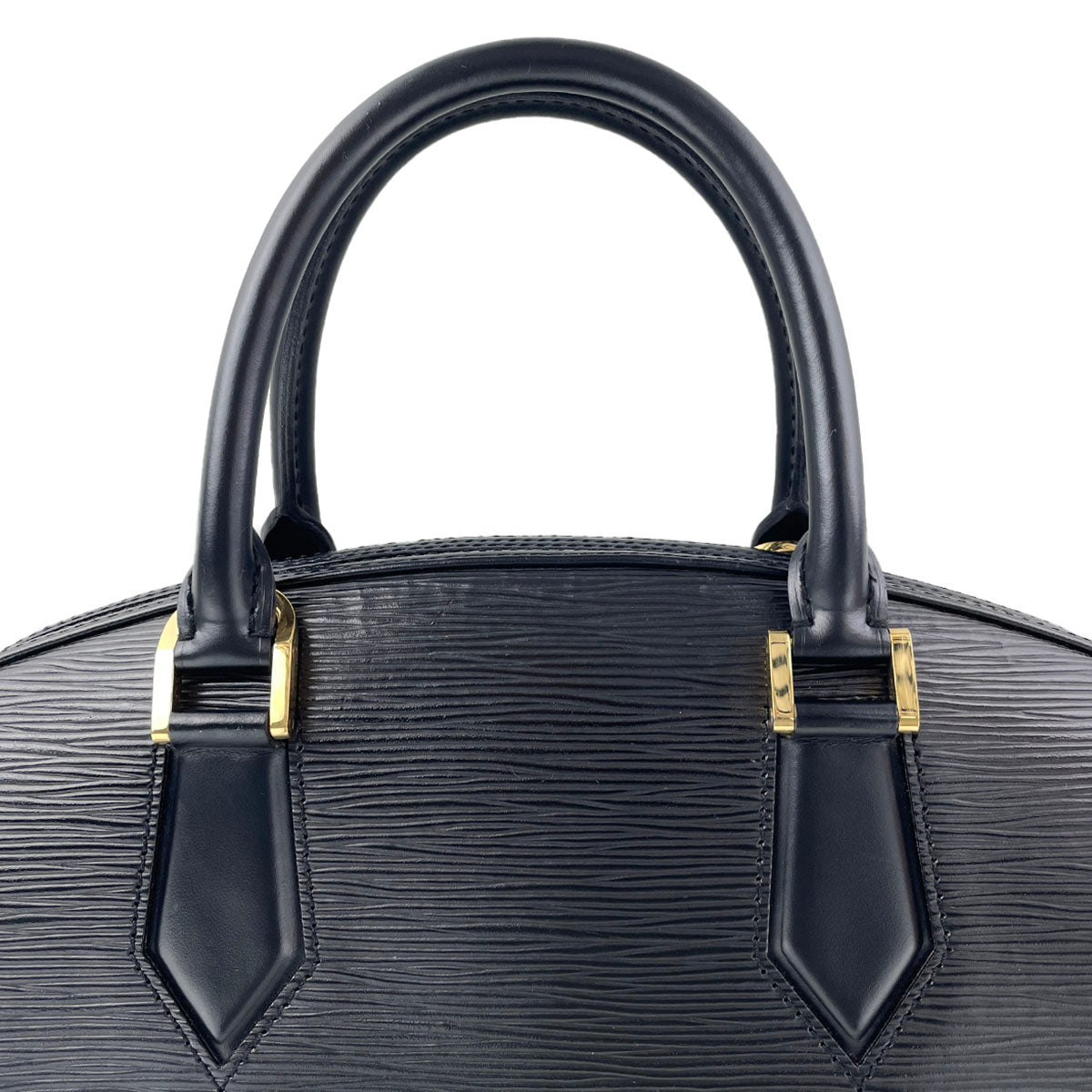 Louis Vuitton Epi Jasmine Leather Suede Black Handbag 4929