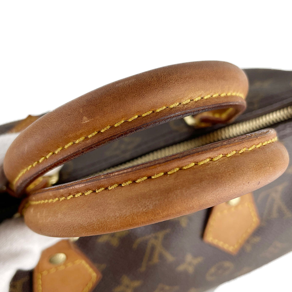 Louis Vuitton Monogram Speedy 25 Coated Canvas Fabric Brown Handbag 4932
