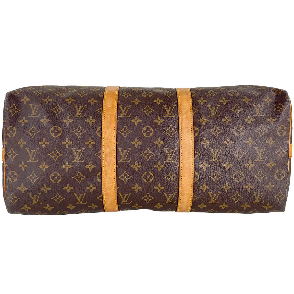 Louis Vuitton Monogram Keepall Bandouliere 50 Coated Canvas Boston Bag 4869
