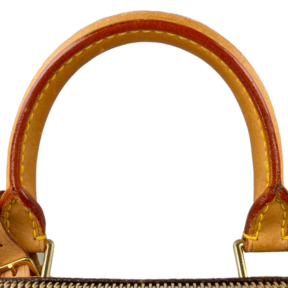 Louis Vuitton Monogram Speedy 25 Coated Canvas Fabric Brown Handbag 4907