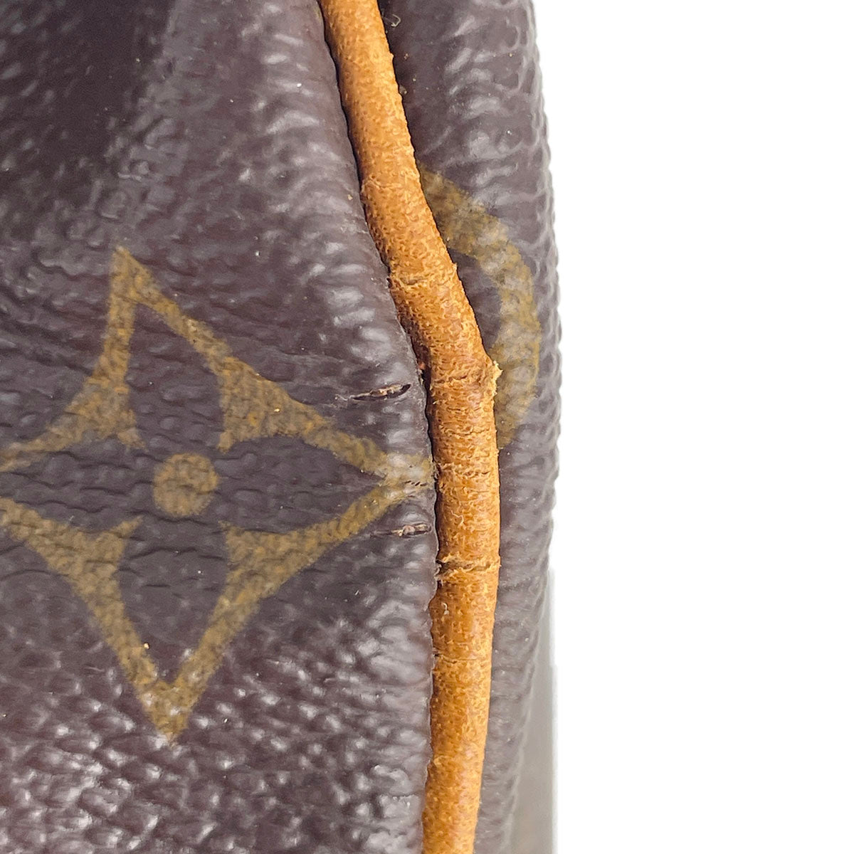 Louis Vuitton Monogram Speedy 25 Coated Canvas Fabric Brown Handbag 4842