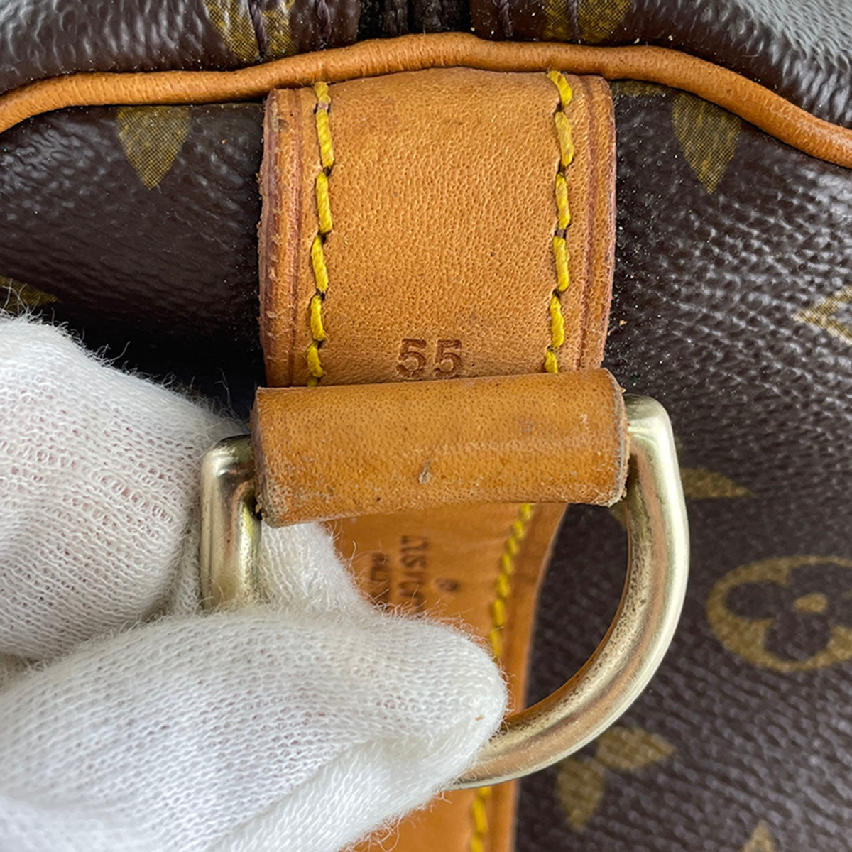 Louis Vuitton Monogram Keepall Bandouliere 55 Coated Canvas Boston Bag 4876
