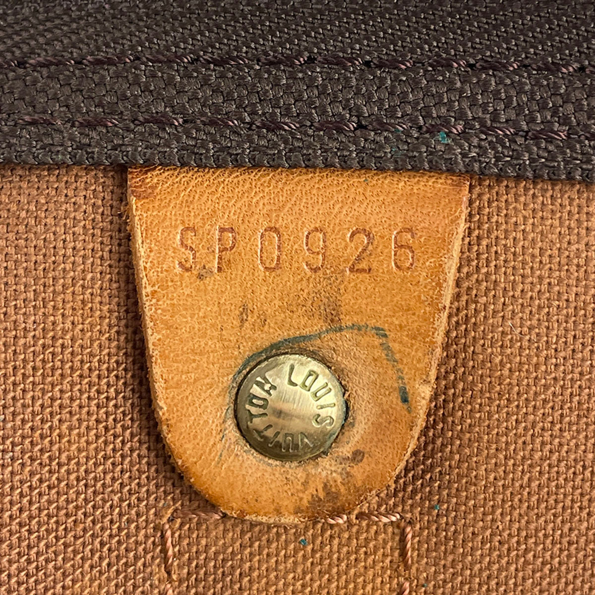 Louis Vuitton Monogram Keepall 45 Coated Canvas Fabric Brown Boston Bag 4824
