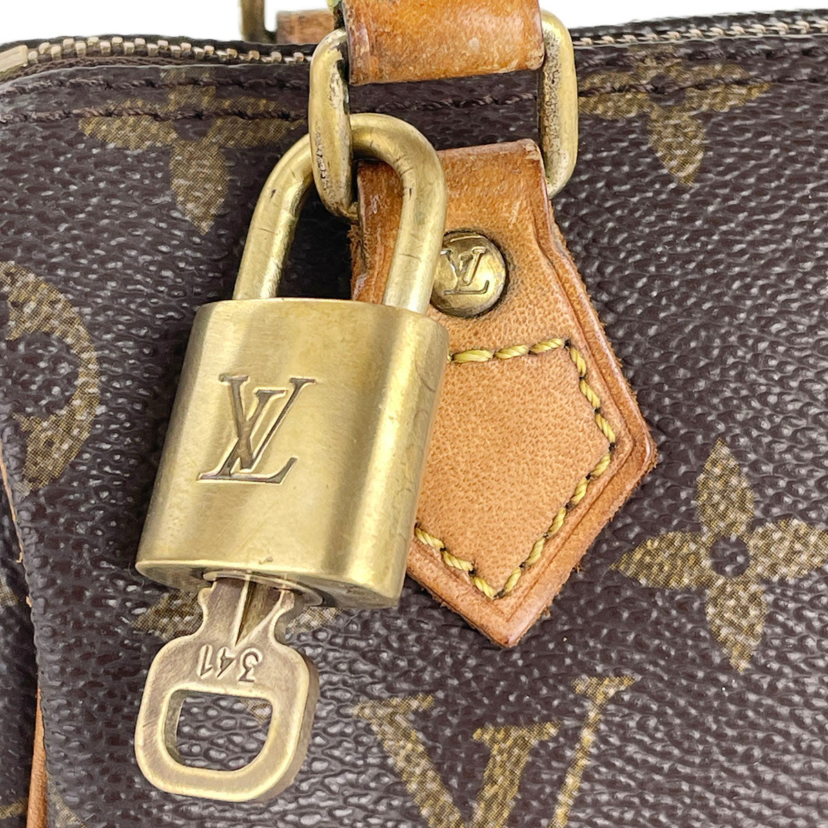 Louis Vuitton Monogram Mini speedy 2way Coated Canvas Fabric Brown Handbag 4901