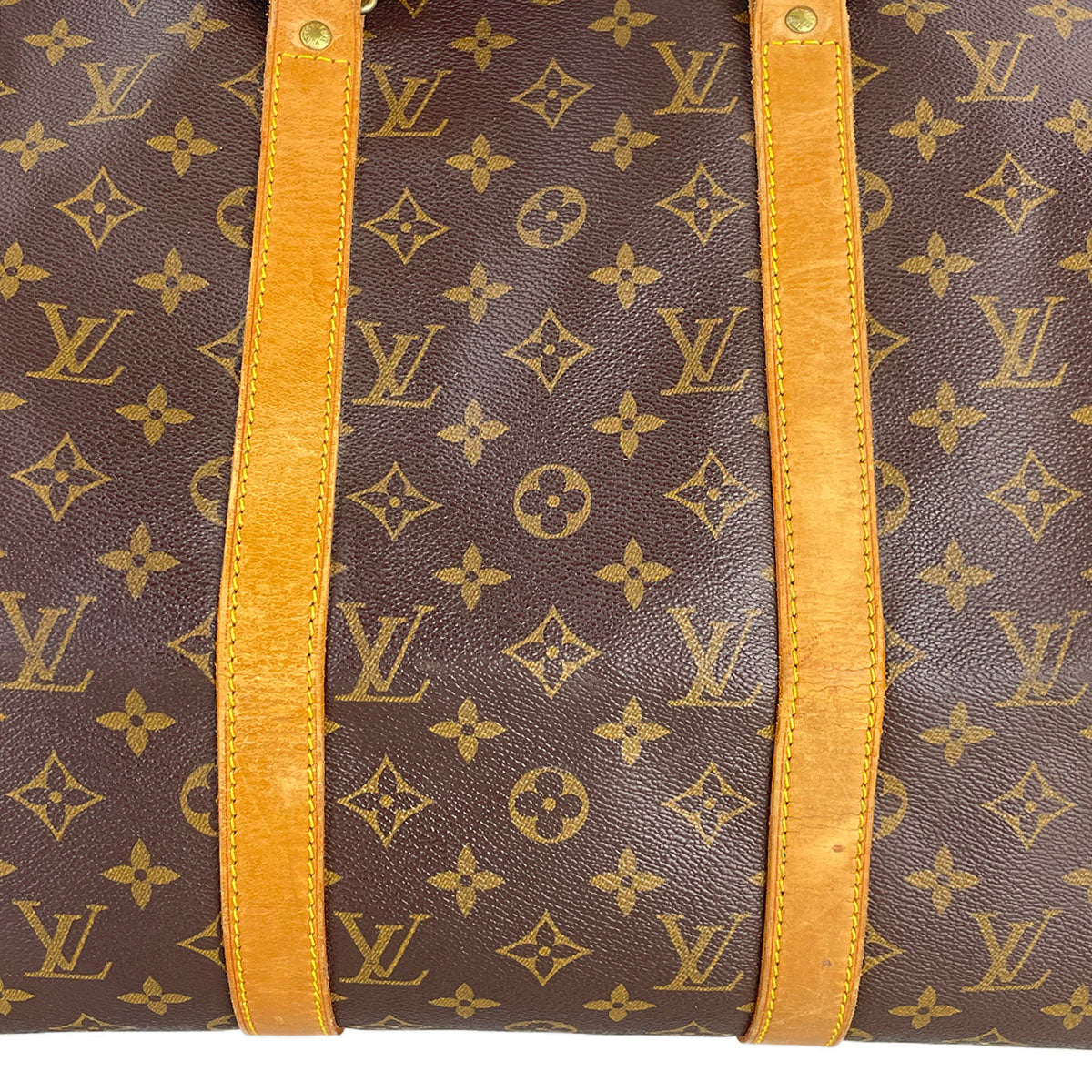 Louis Vuitton Monogram Keepall Bandouliere 50 Coated Canvas Boston Bag 4869