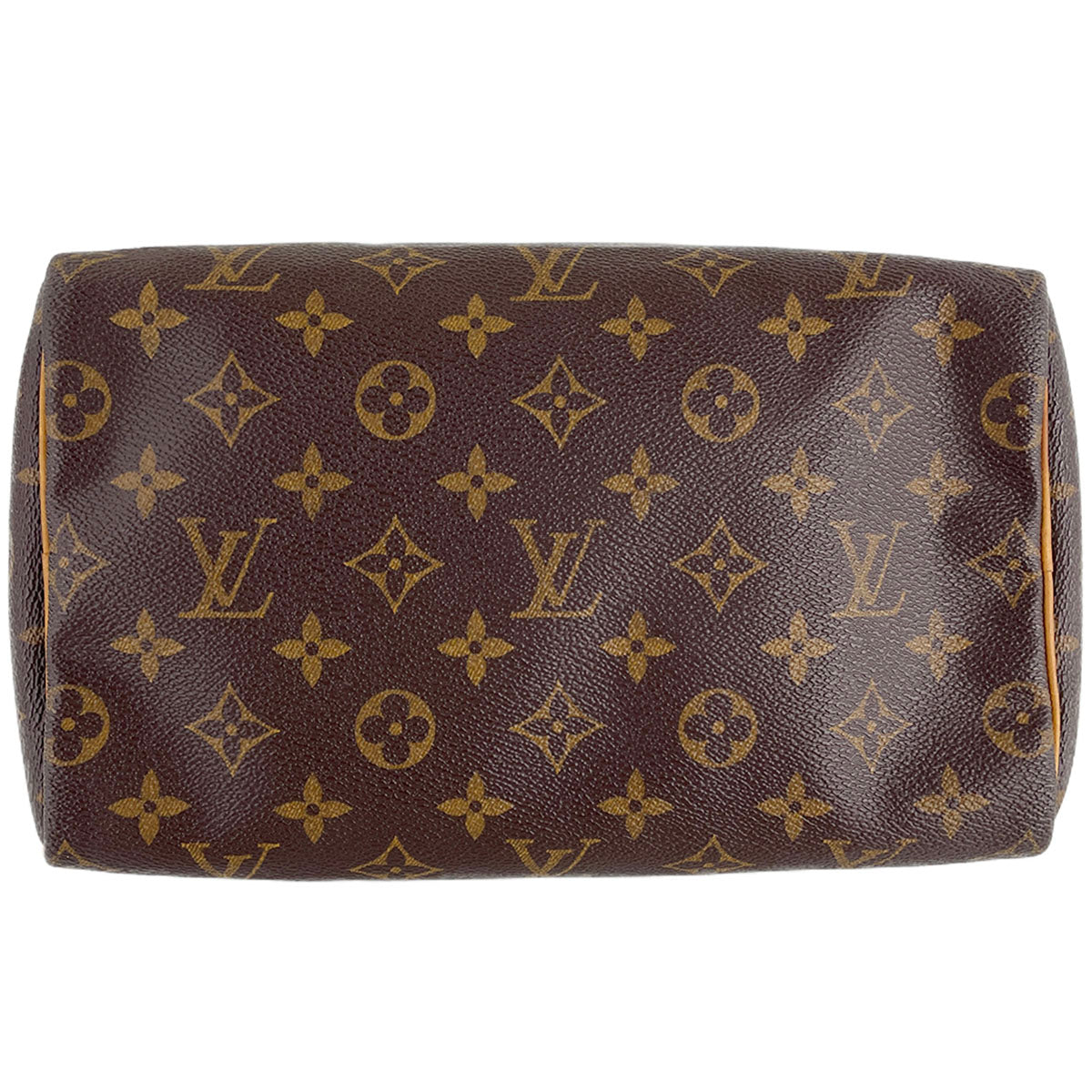 Louis Vuitton Monogram Speedy 25 Coated Canvas Fabric Brown Handbag 4892