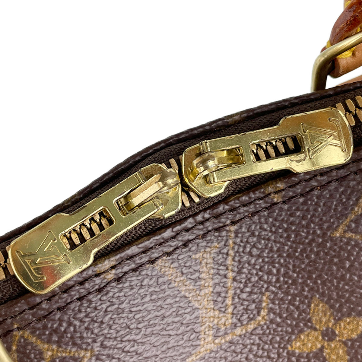 Louis Vuitton Monogram Alma Coated Canvas Fabric Brown Handbag 4823