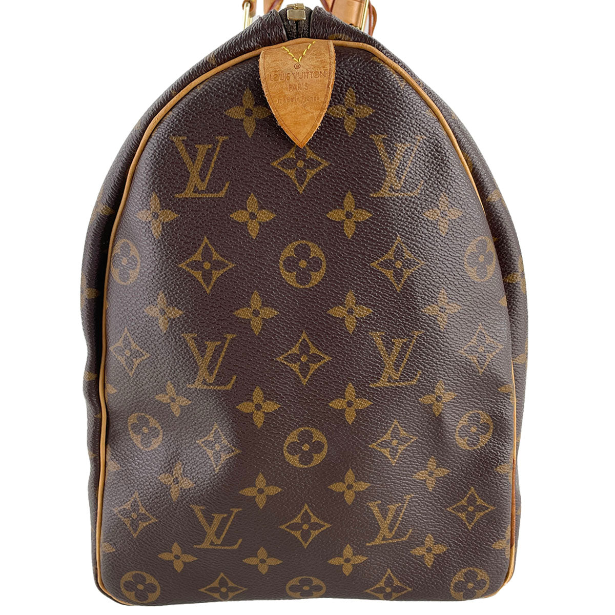 Louis Vuitton Monogram Keepall 45 Coated Canvas Fabric Brown Boston Bag 4879