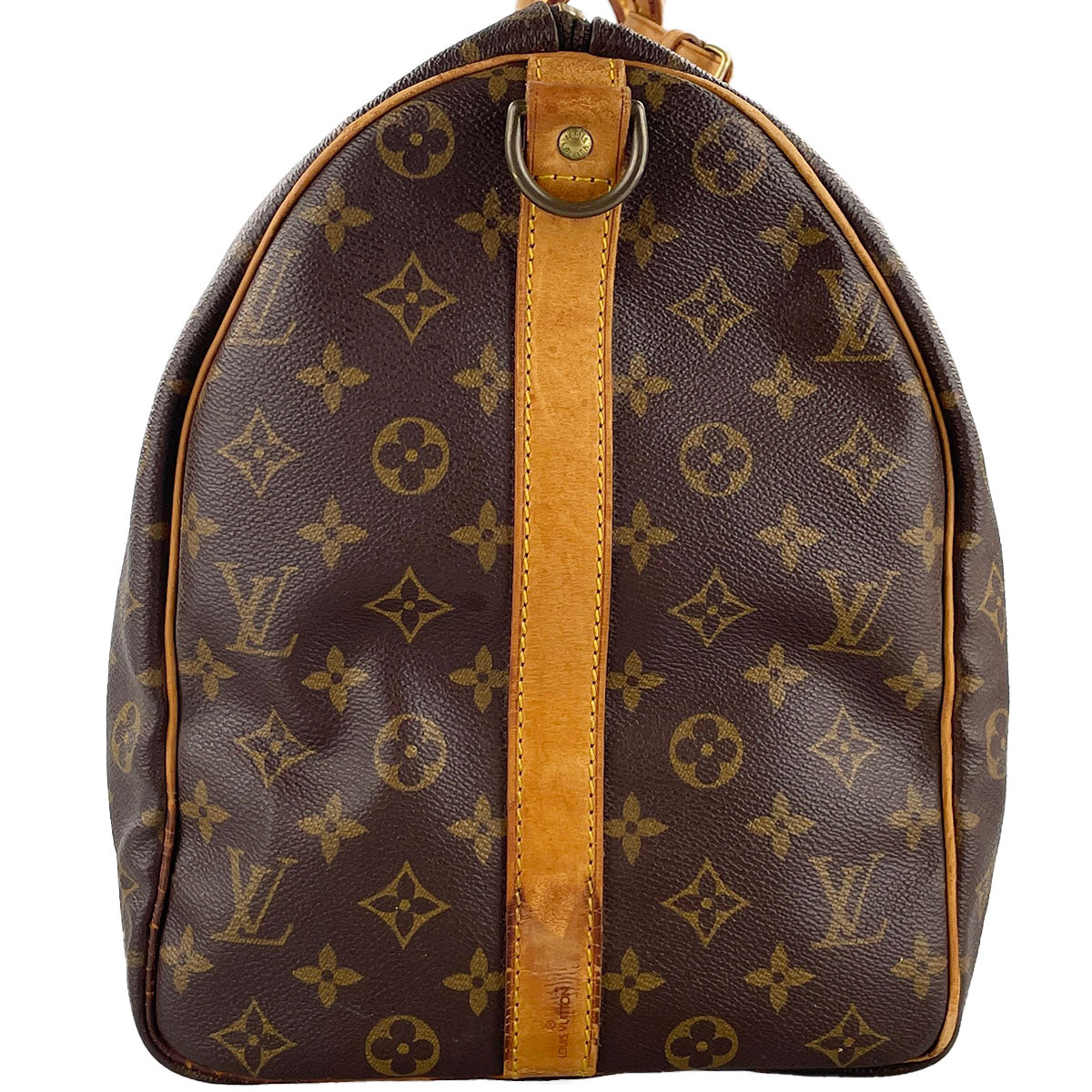 Louis Vuitton Monogram Keepall Bandouliere 50 Coated Canvas Boston Bag 4869