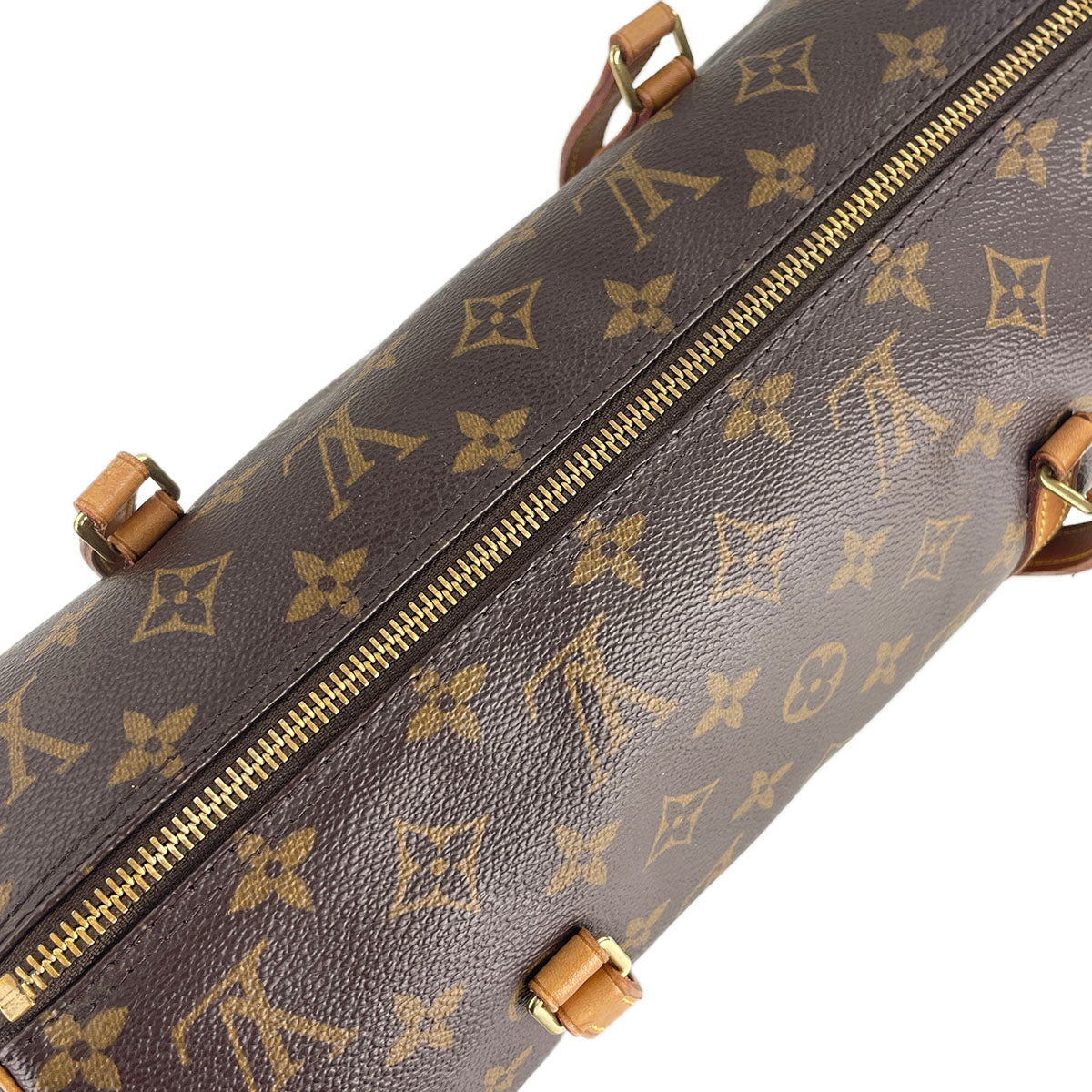 Louis Vuitton Monogram Papillon 30 Coated Canvas Brown Handbag 4841