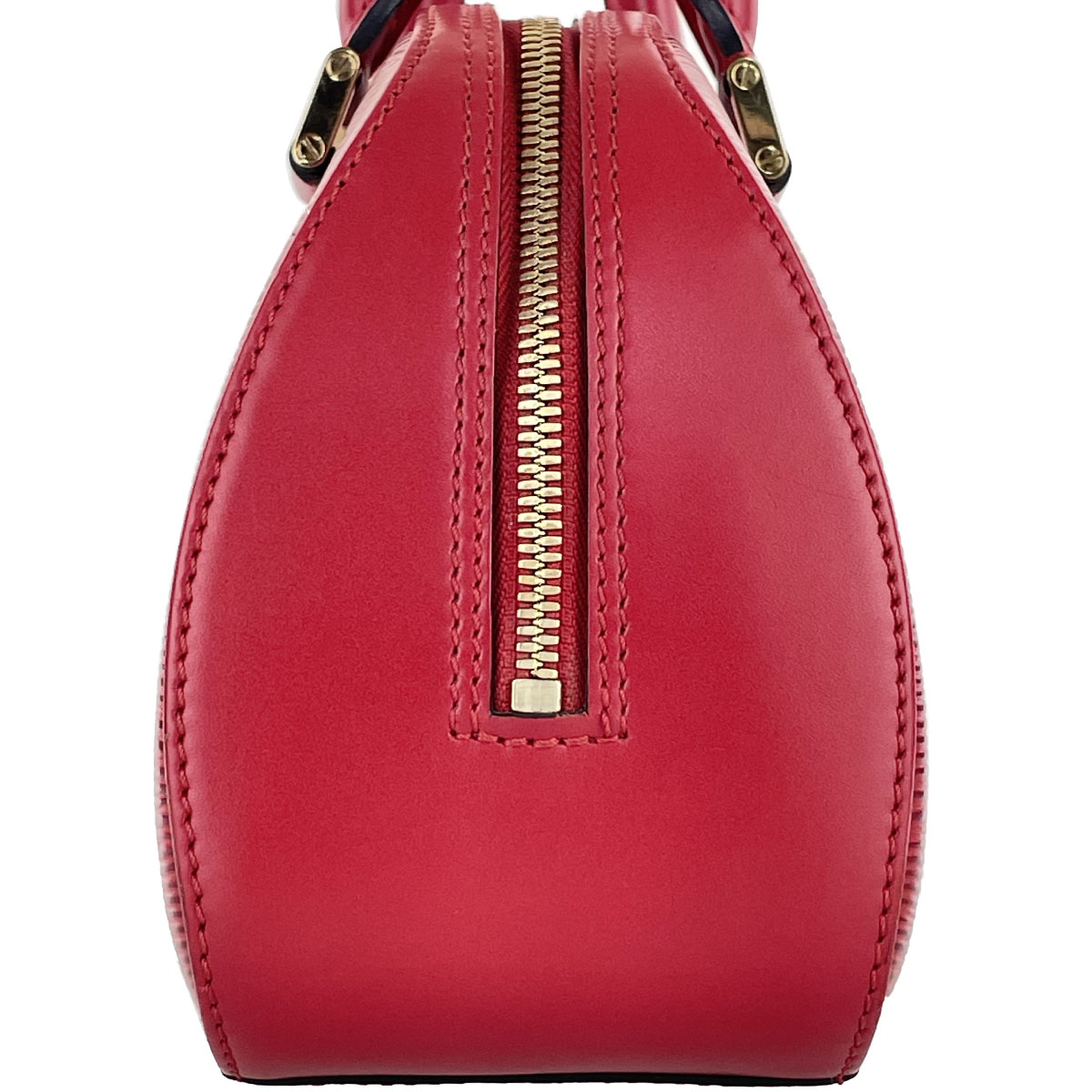 Louis Vuitton Epi Jasmine Leather Suede Red Handbag 4940