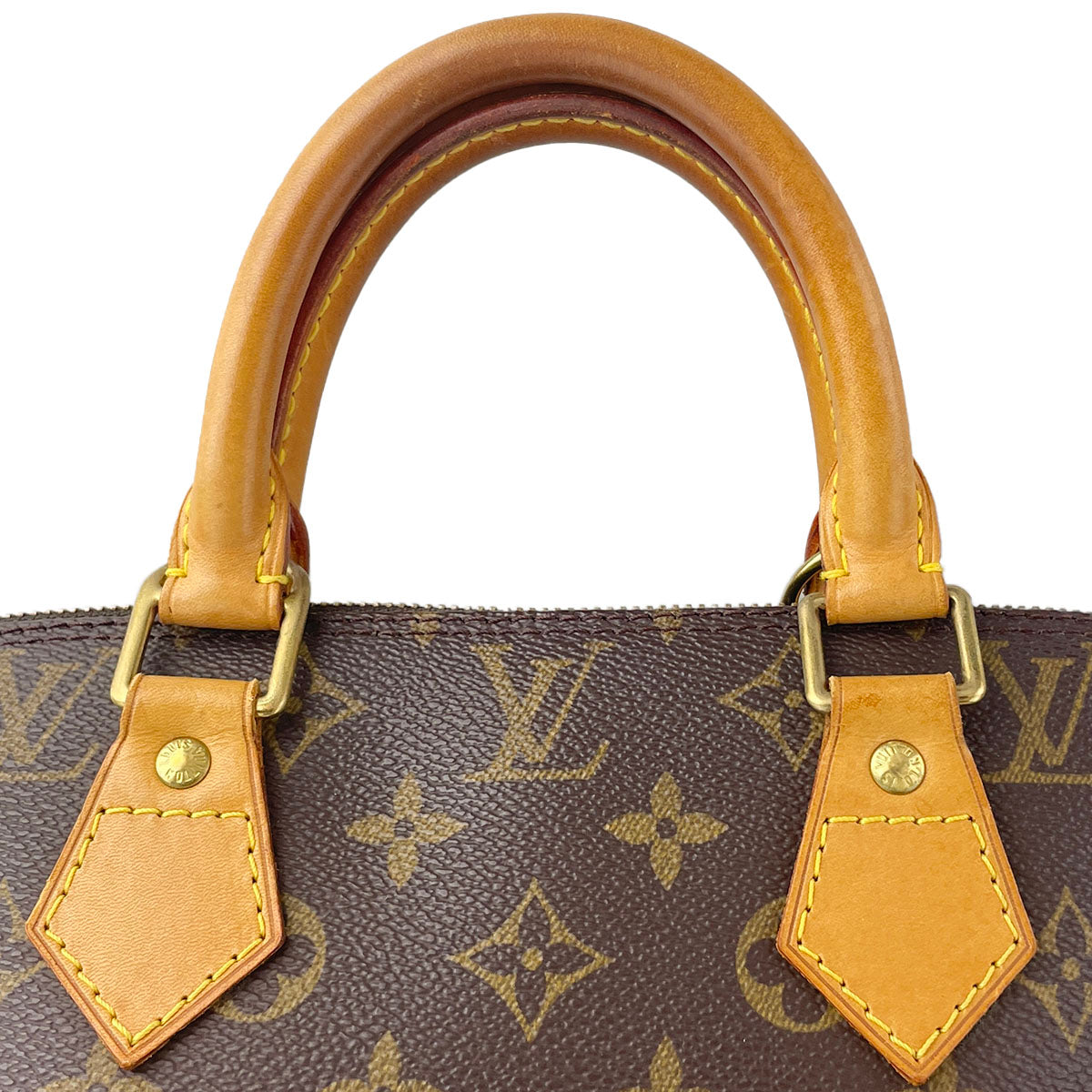 Louis Vuitton Monogram Alma Coated Canvas Fabric Brown Handbag 4829