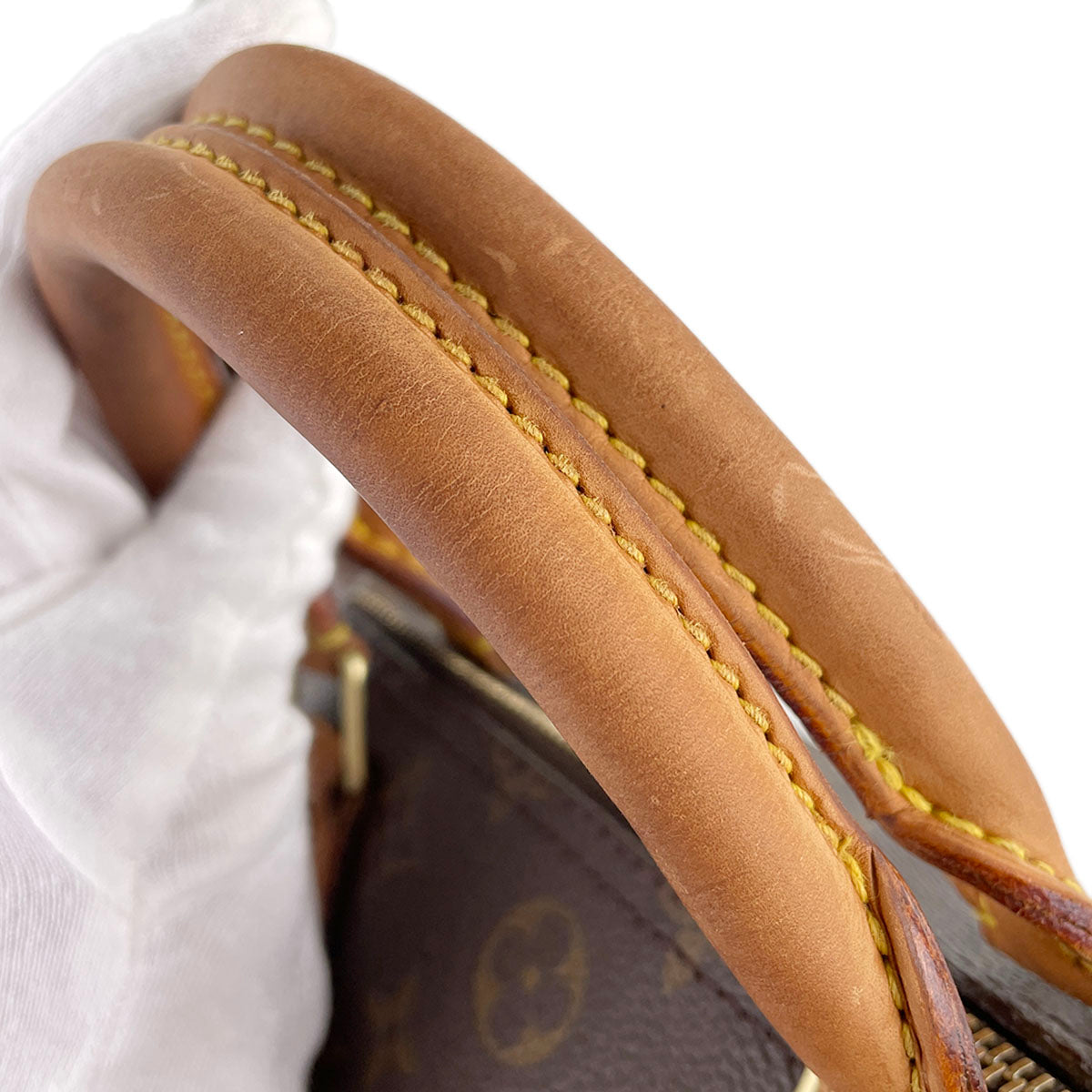 Louis Vuitton Monogram Speedy 30 Coated Canvas Fabric Brown Handbag 4885