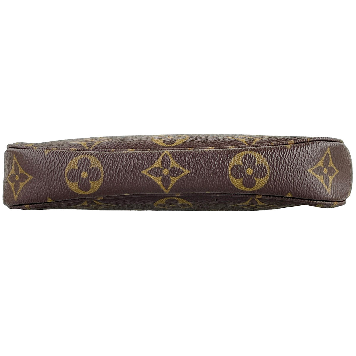 Louis Vuitton Monogram Mini Pochette Accessoires Coated Canvas Brown Pouch 4903