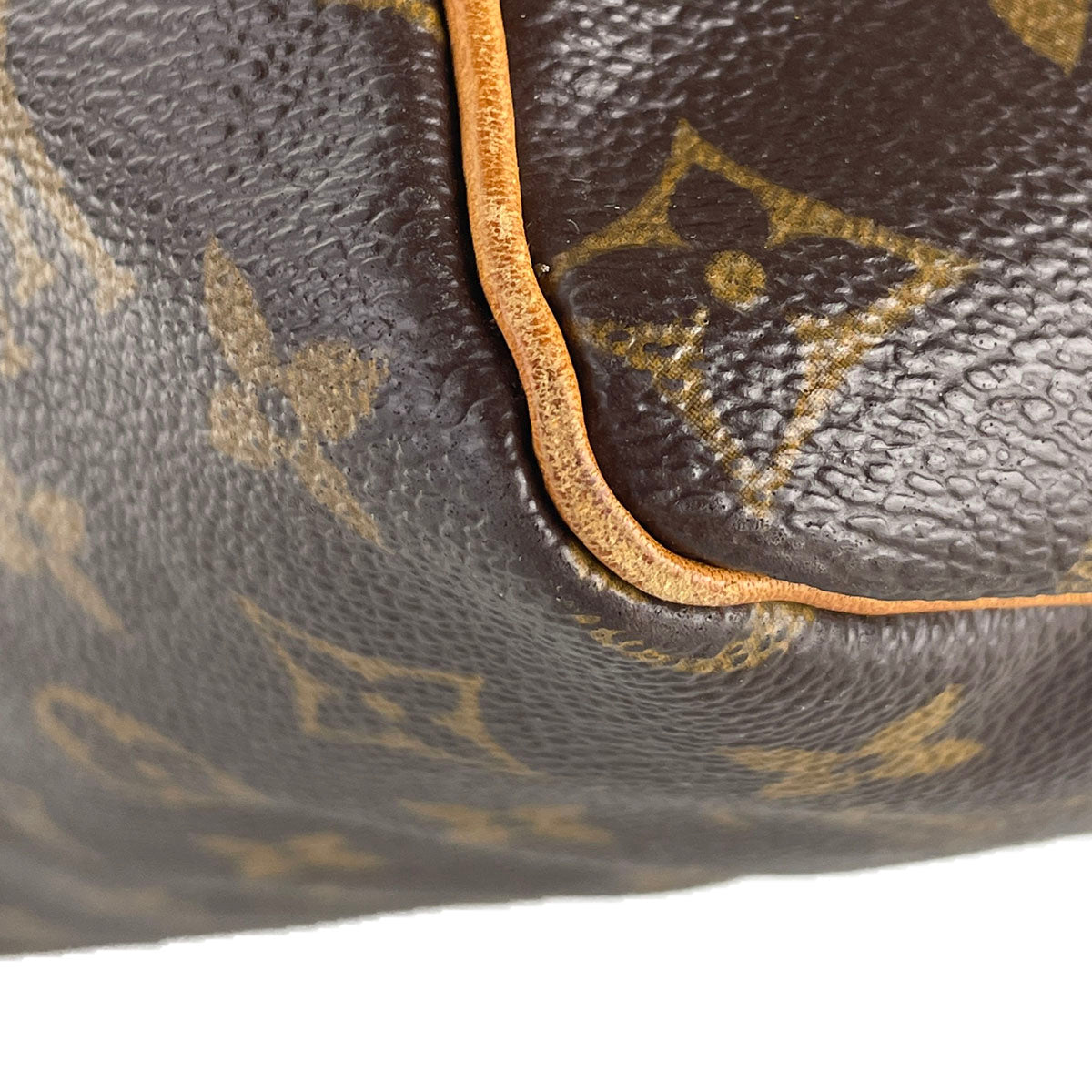 Louis Vuitton Monogram Speedy 30 Coated Canvas Fabric Brown Handbag 4924