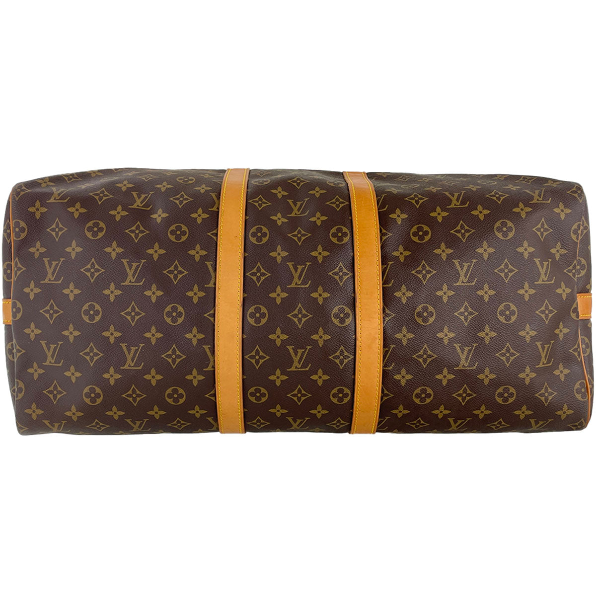Louis Vuitton Monogram Keepall Bandouliere 55 Coated Canvas Boston Bag 4876