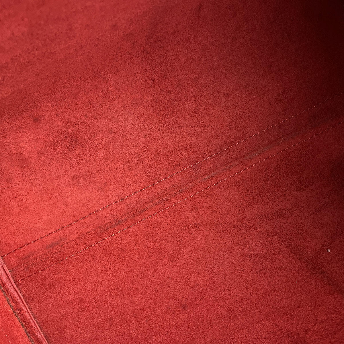 Louis Vuitton Epi Speedy 25 Leather Suede Red Handbag 4919