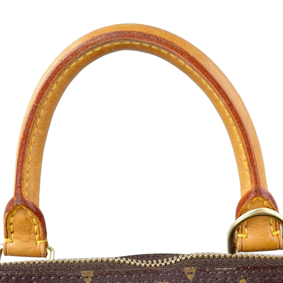 Louis Vuitton Monogram Alma 2way Coated Canvas Fabric Brown Handbag 4882