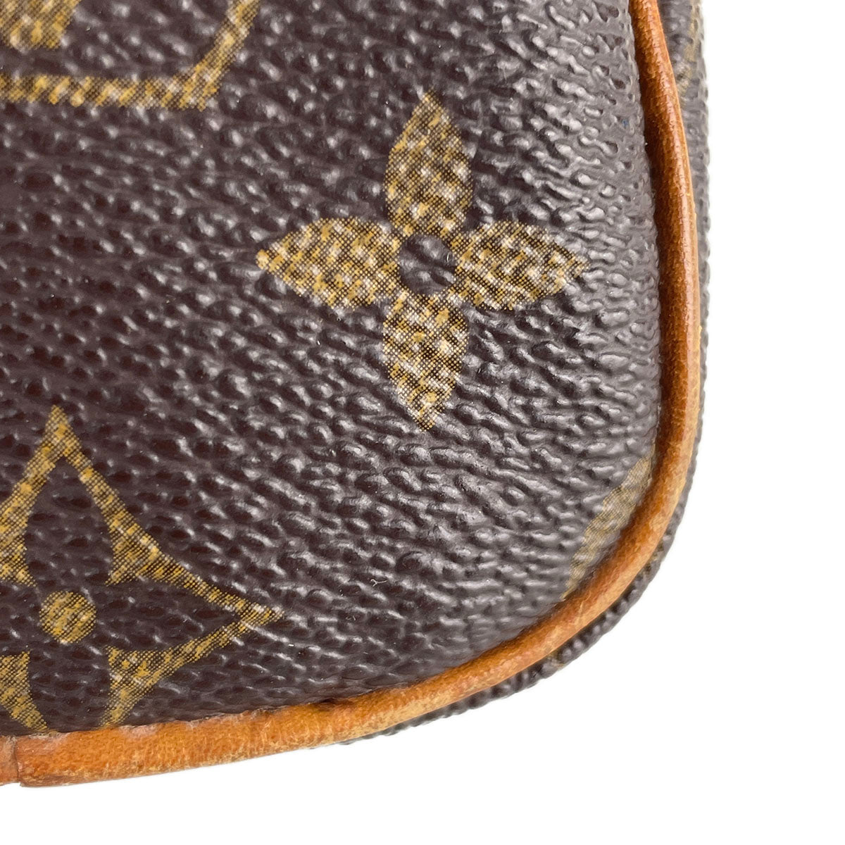 Louis Vuitton Monogram Mini speedy 2way Coated Canvas Fabric Brown Handbag 4901