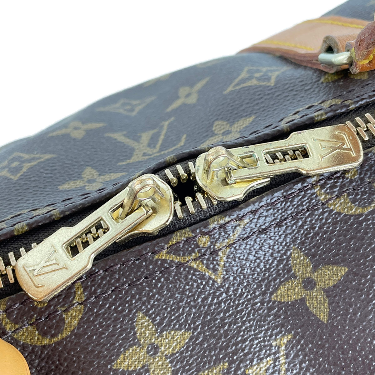 Louis Vuitton Monogram Keepall Bandouliere 55 Coated Canvas Boston Bag 4876