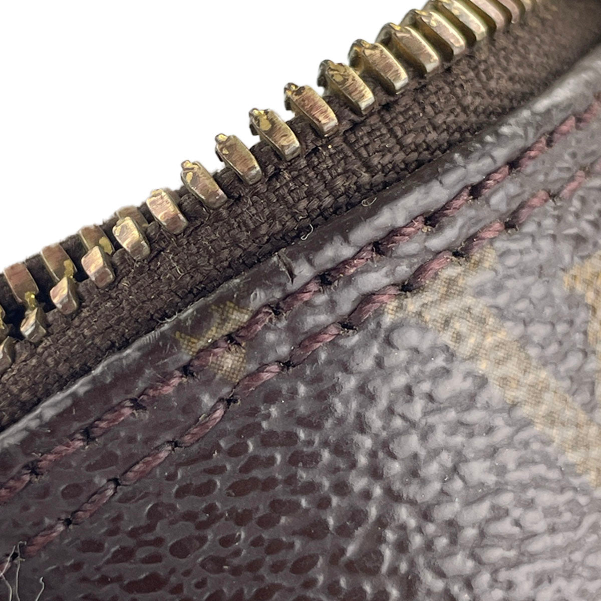 Louis Vuitton Monogram Alma Coated Canvas Fabric Brown Handbag 4915