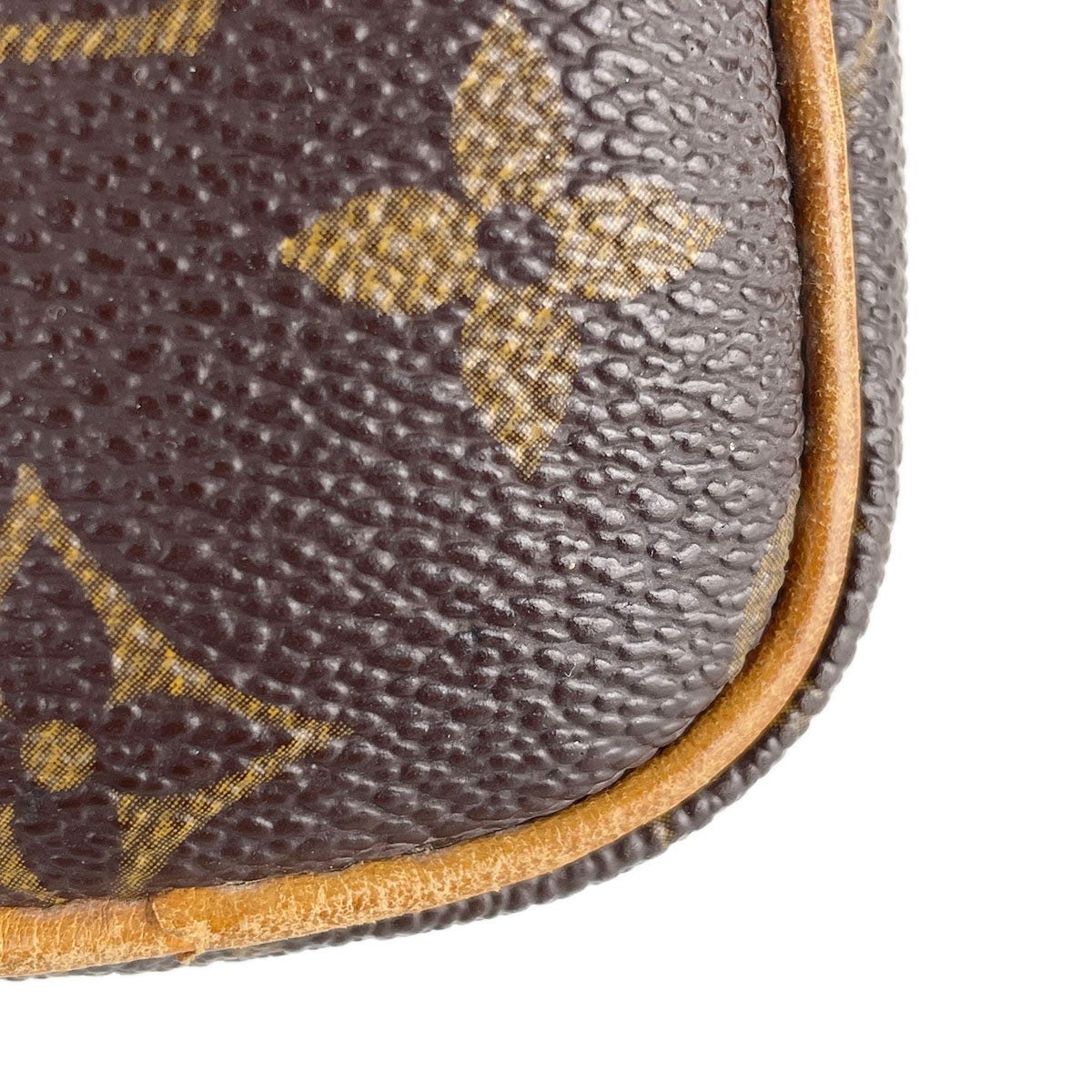 Louis Vuitton Monogram Mini speedy 2way Coated Canvas Fabric Brown Handbag 4901