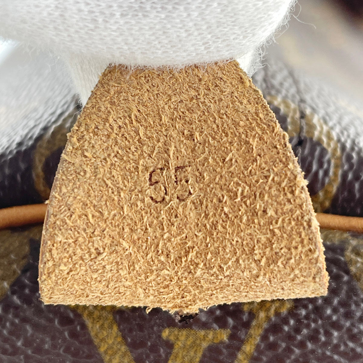 Louis Vuitton Monogram Keepall 55 Coated Canvas Fabric Brown Boston Bag 4888