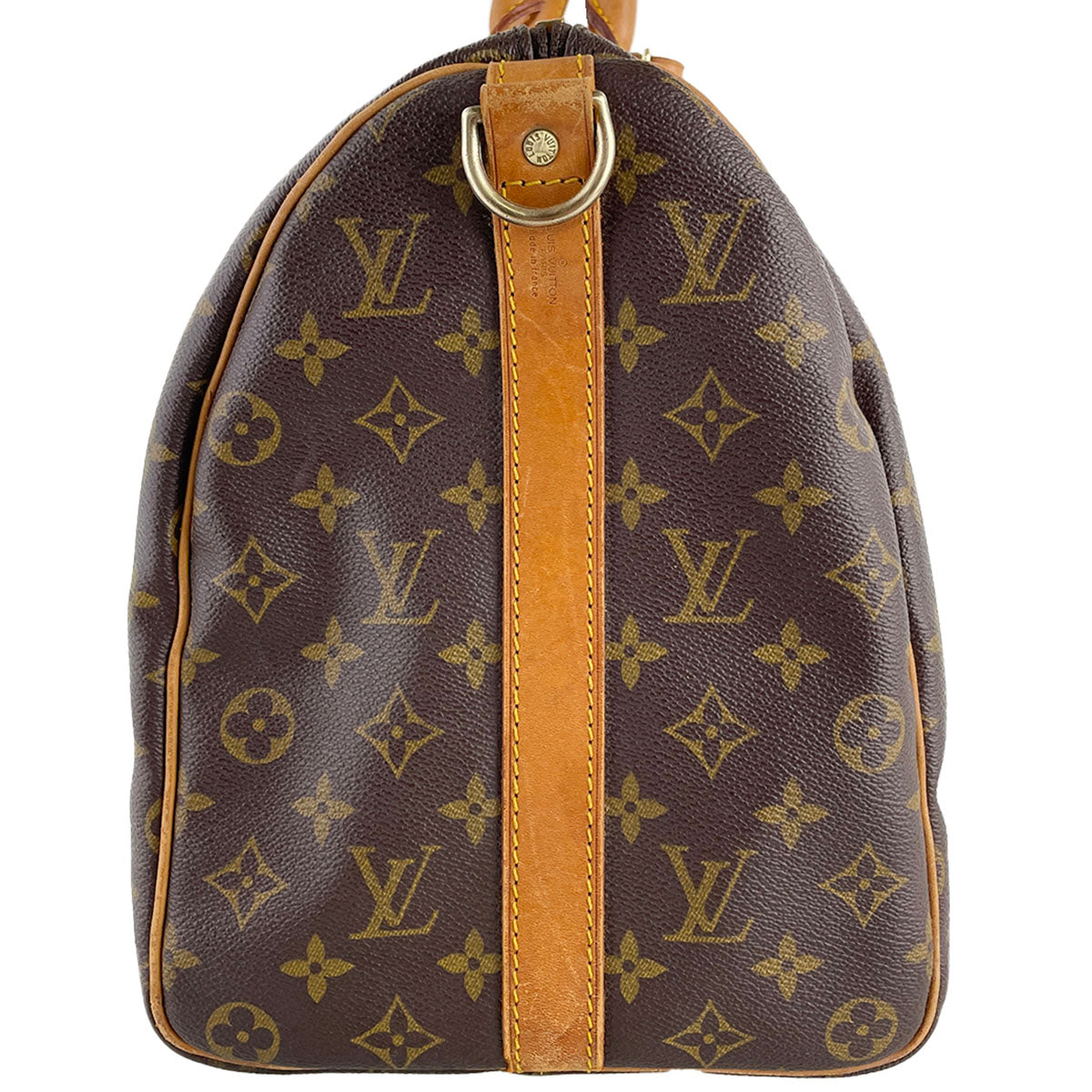 Louis Vuitton Monogram Keepall Bandouliere 45 Coated Canvas Boston Bag 4872