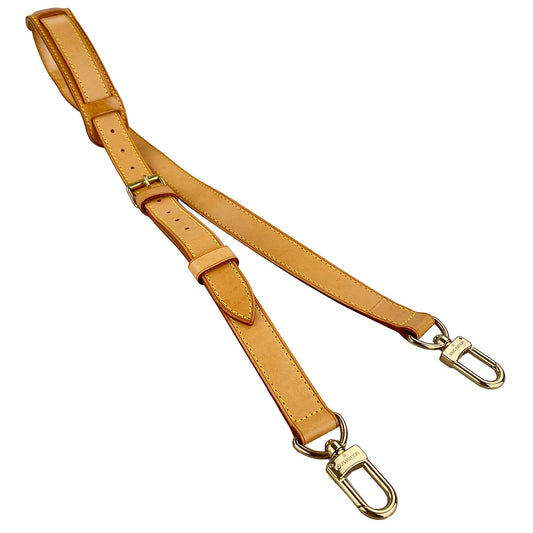 Louis Vuitton Leather Beige Keepall Bandouliere Shoulder Strap 4894