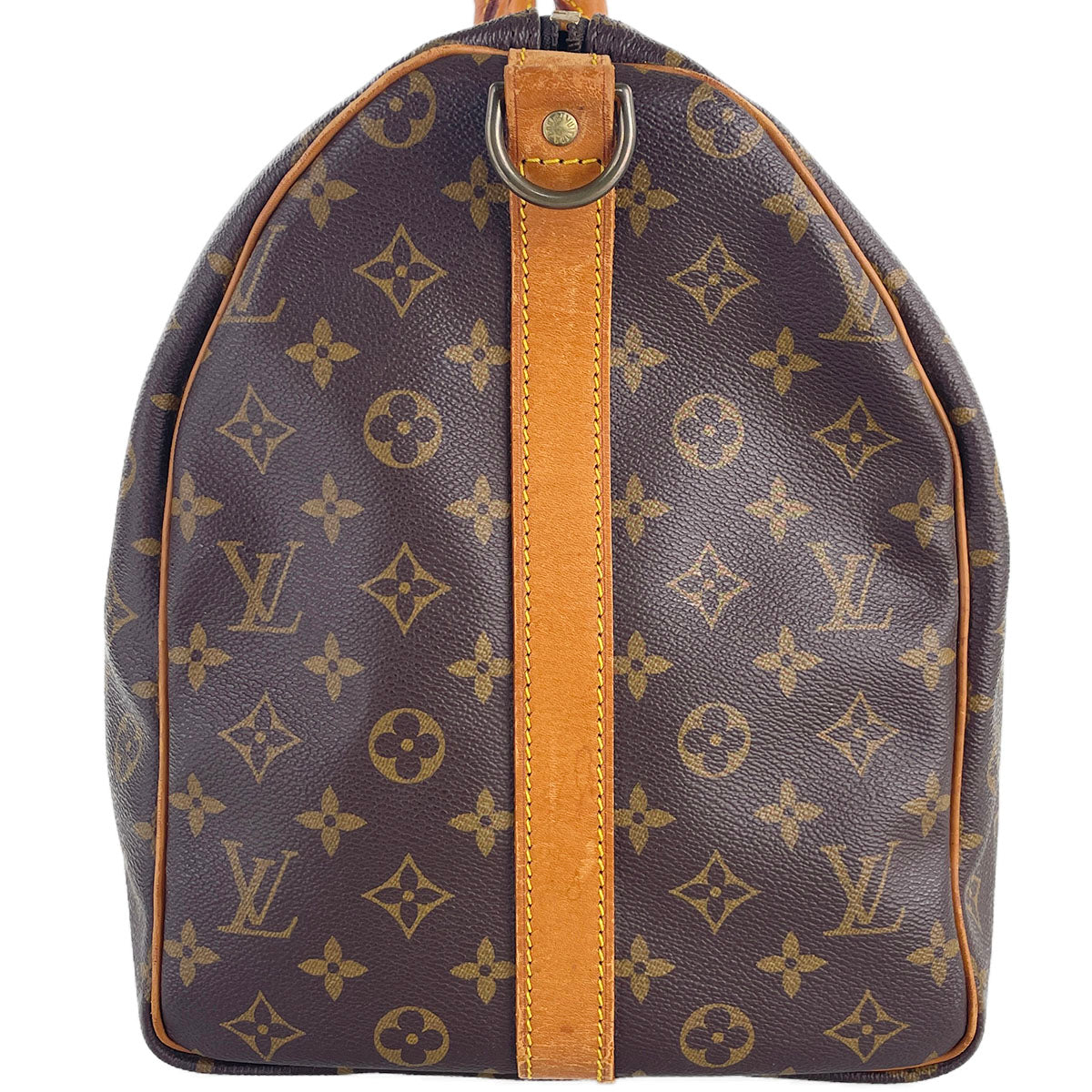 Louis Vuitton Monogram Keepall Bandouliere 50 Coated Canvas Boston Bag 4911
