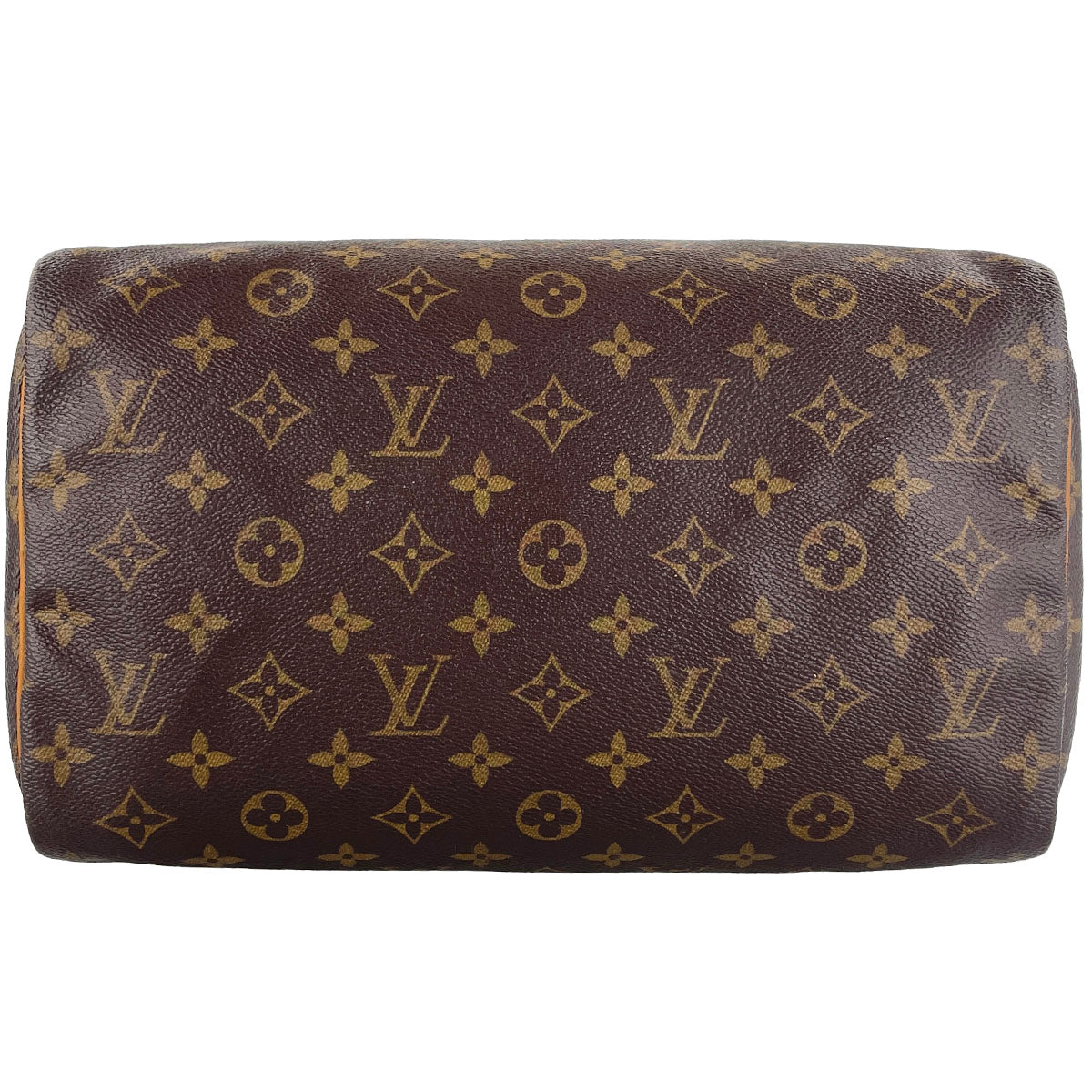 Louis Vuitton Monogram Speedy 30 Coated Canvas Fabric Brown Handbag 4935