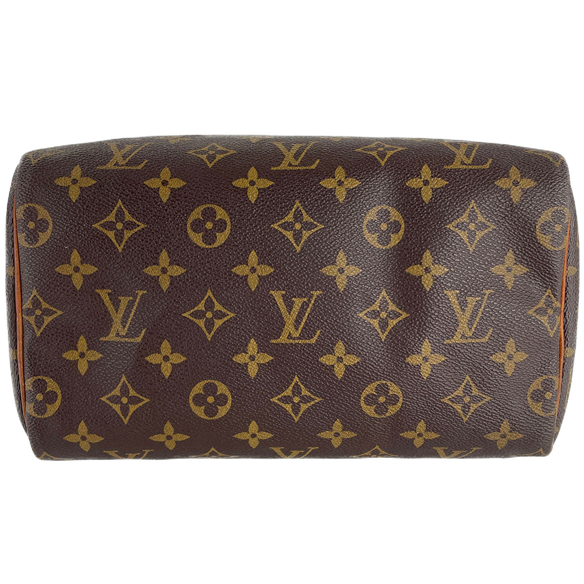 Louis Vuitton Monogram Speedy 25 Coated Canvas Fabric Brown Handbag 4897