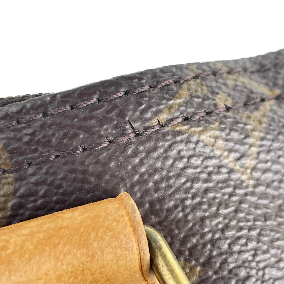 Louis Vuitton Monogram Speedy 25 Coated Canvas Fabric Brown Handbag 4842