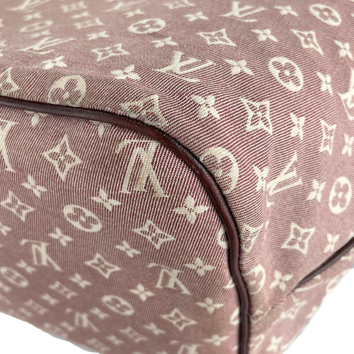 Louis Vuitton Monogram Idylle Neverfull MM Cotton Fabric Brown Tote bag 4895