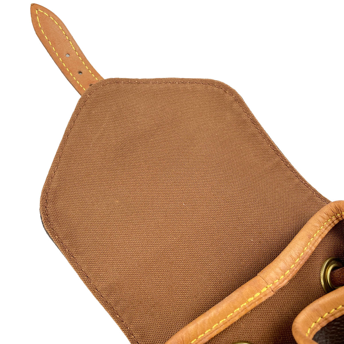 Louis Vuitton Monogram Montsouris PM Coated Canvas Brown Backpack Bag 4873