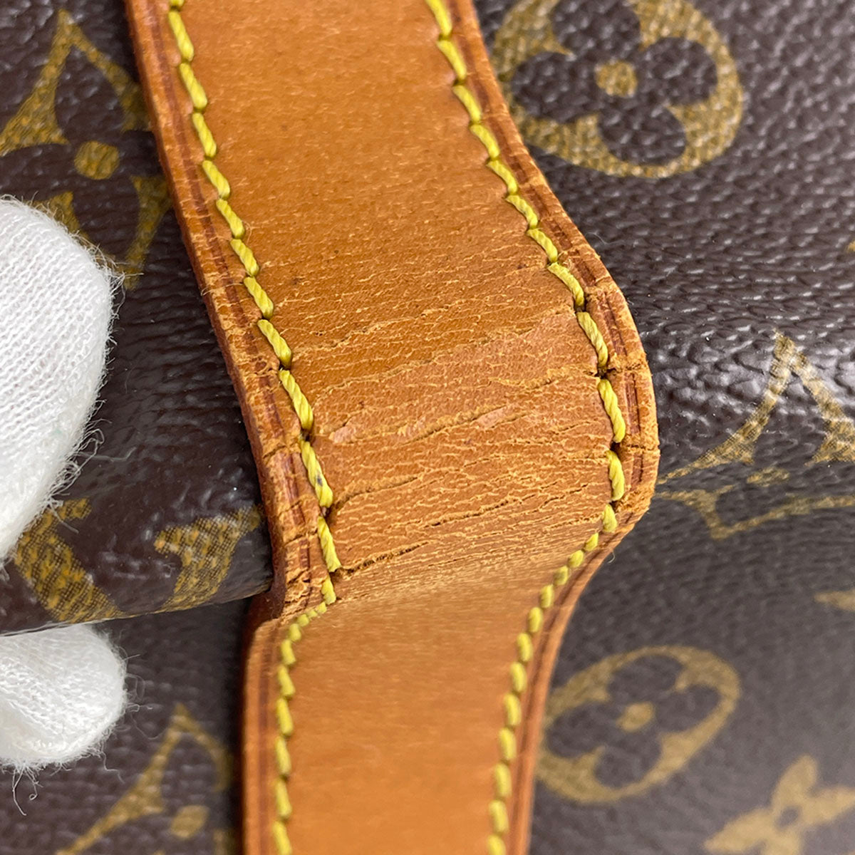 Louis Vuitton Monogram Keepall 45 Coated Canvas Fabric Brown Boston Bag 4824