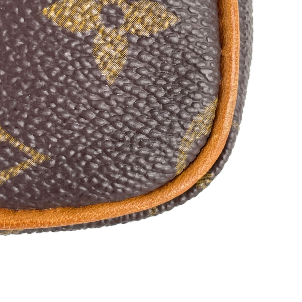 Louis Vuitton Monogram Mini speedy 2way Coated Canvas Fabric Brown Handbag 4884