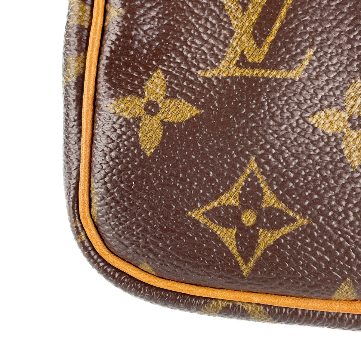Louis Vuitton Monogram Speedy 25 Coated Canvas Fabric Brown Handbag 4938