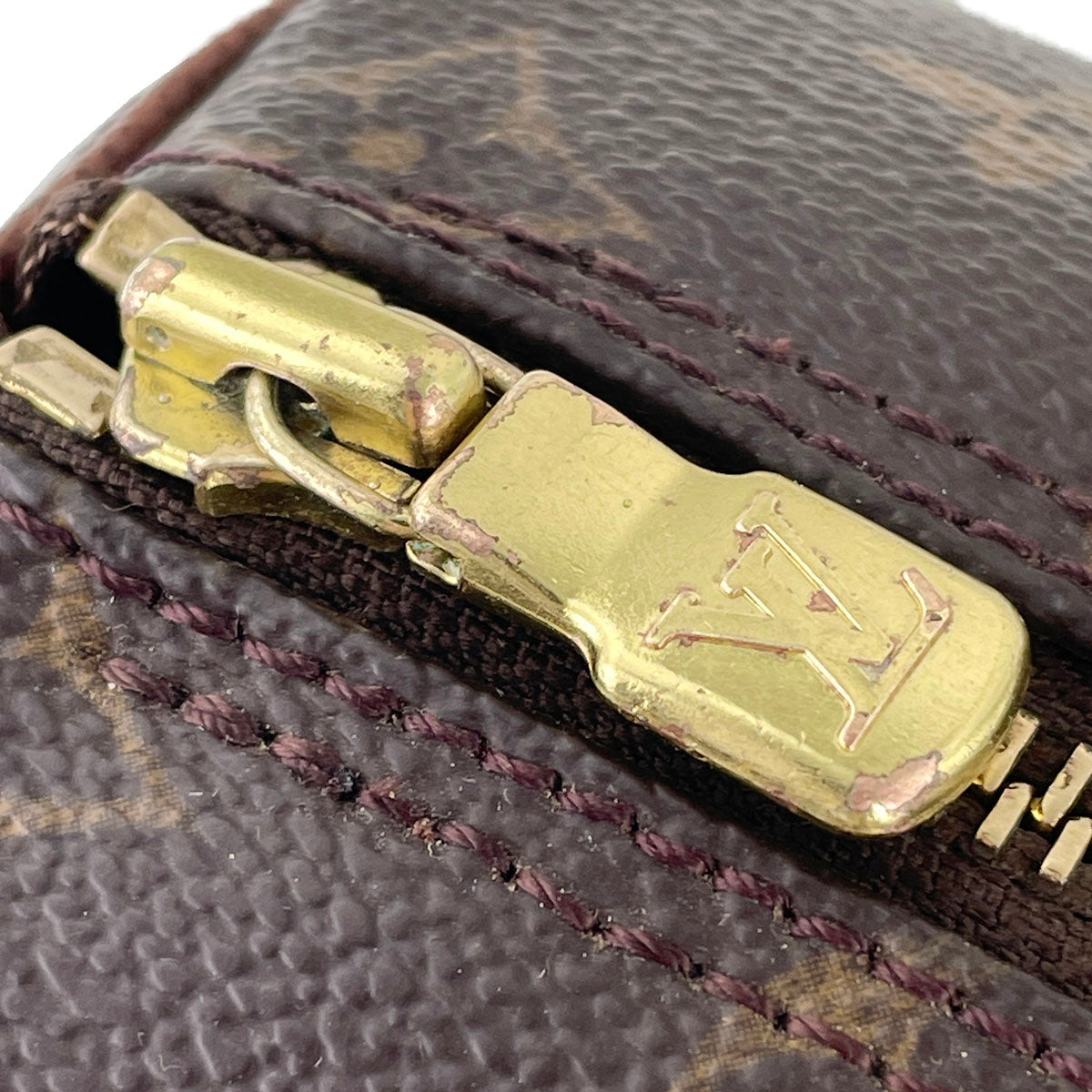 Louis Vuitton Monogram Papillon 26 Coated Canvas Leather Brown Handbag 4858