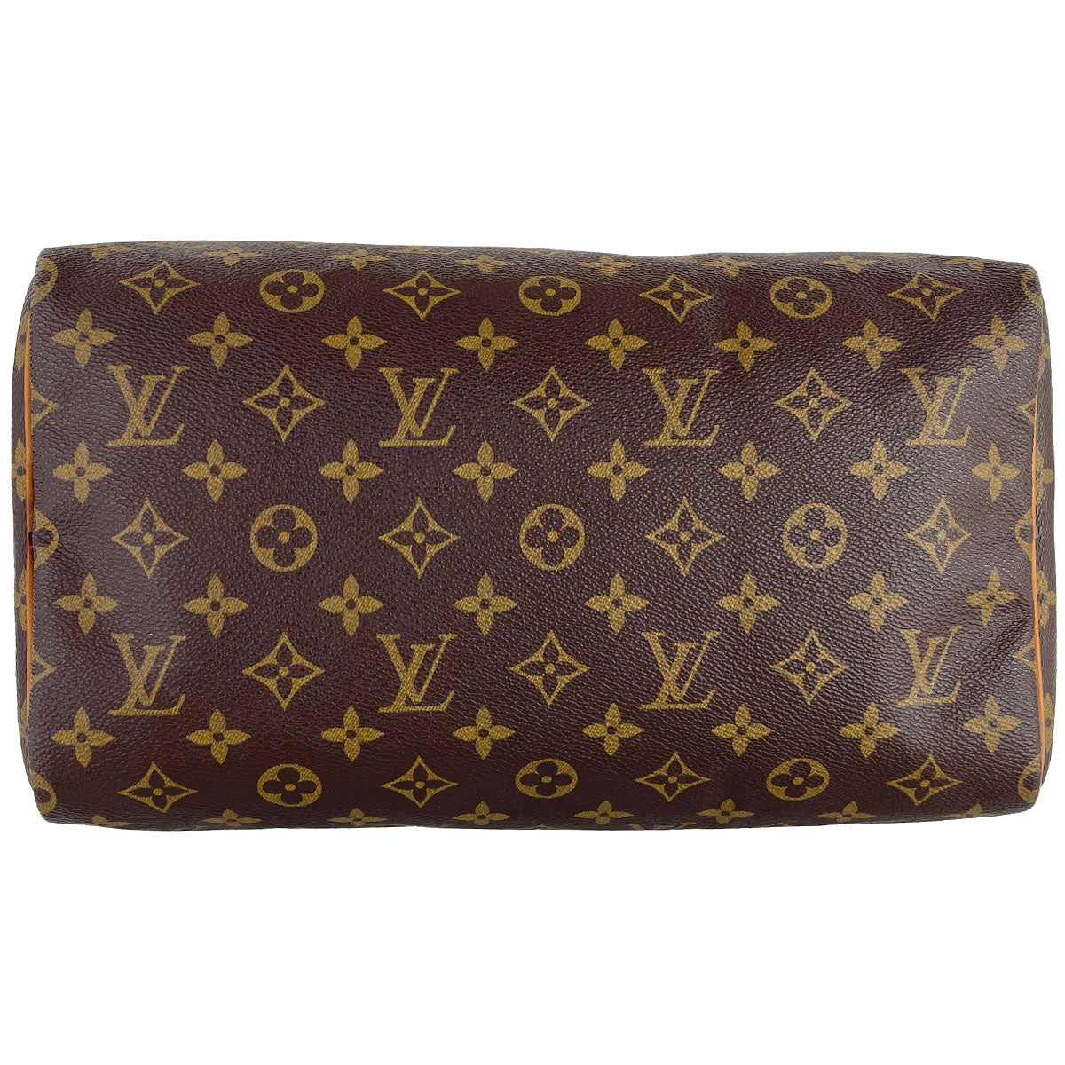 Louis Vuitton Monogram Speedy 30 Coated Canvas Fabric Brown Handbag 4931