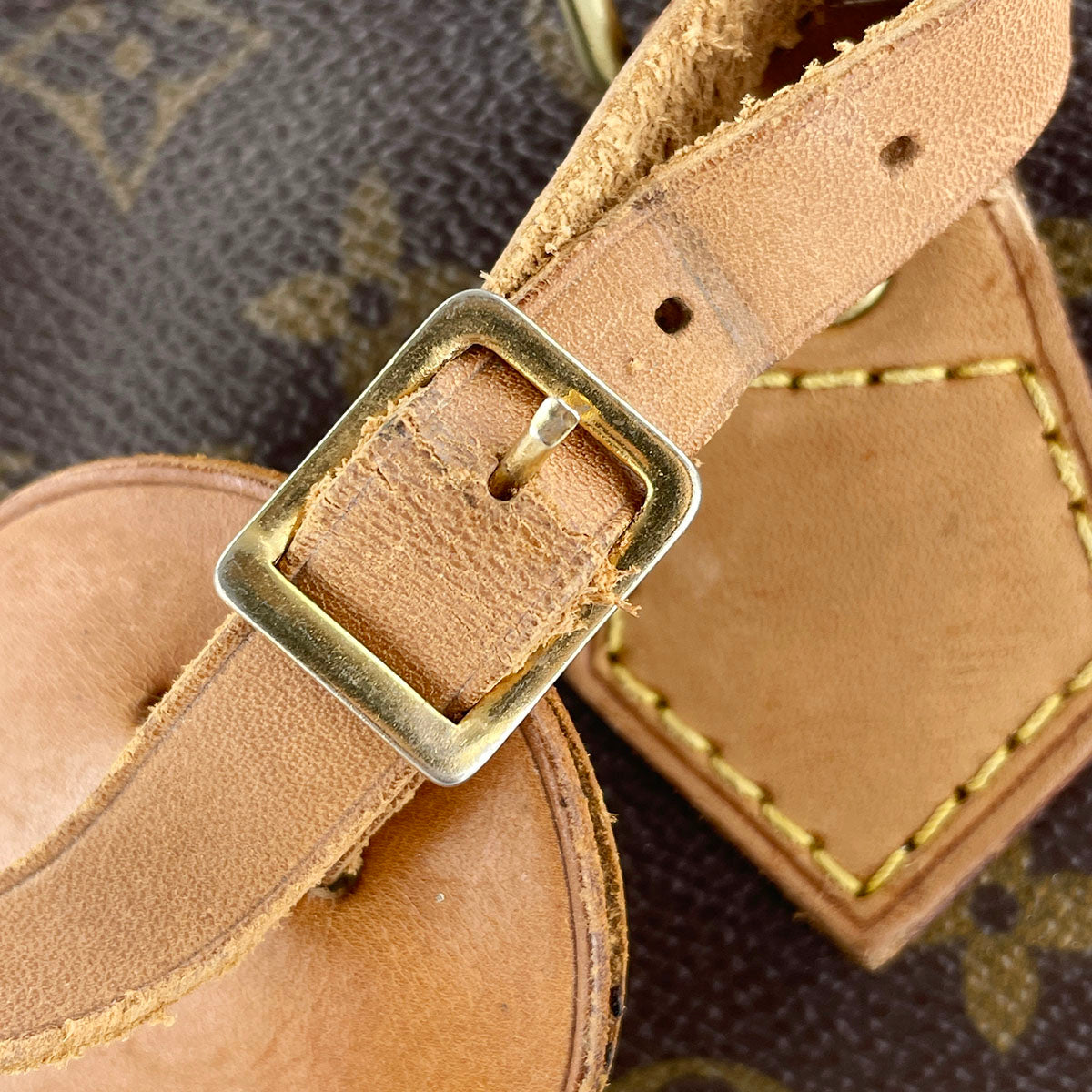 Louis Vuitton Monogram Speedy 25 Coated Canvas Fabric Brown Handbag 4937