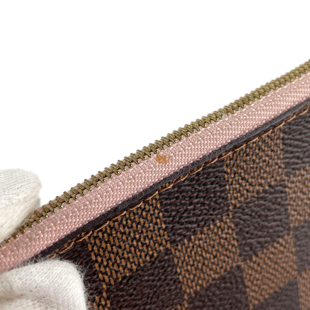 Louis Vuitton Damier Neverfull MM Coated Canvas Fabric Brown Tote bag 4826